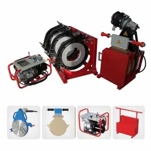 JS Hdpe 60-160mm 60-200mm 90-250mm 450-800mm Pe Plastic Pipe Butt Fusion Welding Machine