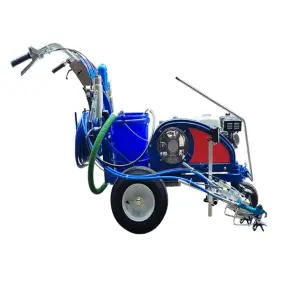 Pump Cold Plastic Spraying 2 Component Spray Paint Striper Road Marking Machines
