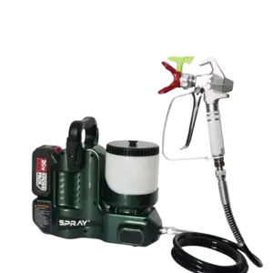 Portable Electric Airless Paint Sprayer with 21V Battery Wireless DIY Grade 517 Latex Paint for Uniformly Sprayed Surface