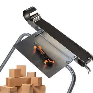 H50 Manual Case Sealer Semi Automatic Desktop Portable Metal Sealer Scotch Tape Sealing Dispenser for Carton Box