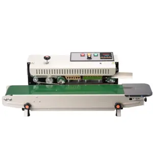 Automatic Fast Speed Pouch Aluminum Foil Heat Packing Sealing Machine Continuous Plastic Bags Band Sealer