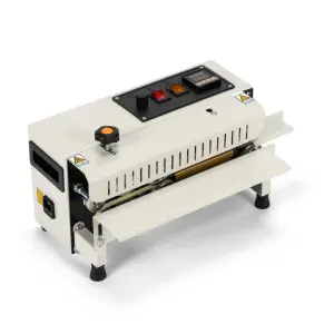 Low  Automatic Vertical Continuous Band Sealer Pouch Heat Sealing Machine for Plastic Bag