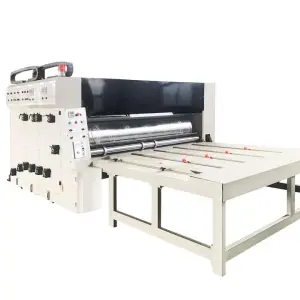 Semi Automatic 2 Color Printer Rs4 Slotter Chain