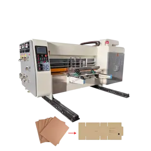 Automatic Multifunction Carton Printing Slotting Die-Cutting All in One Machine Carton Box Making Cut Machine