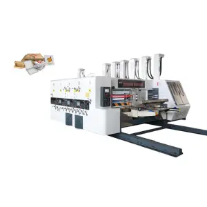 SYKM Automatic Pizza Box Making Printing Slotting Machine