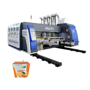 Automatic 5 Color Felxo Small Corrugated Carton Box Making