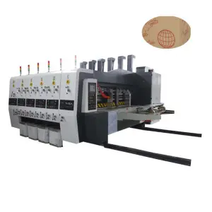 Automatic Carton Printing Slotting Die Cutting Paper Box Making Machine