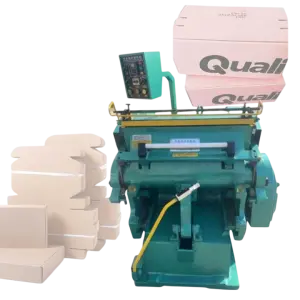 Manual Paper Carton Printing Slotting Press Die Cutting Machinery