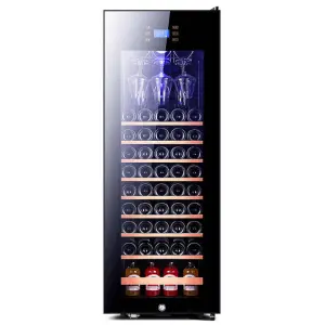 Wine Cooler Kitchen & Freestanding 158L Inverter Compressor Wine Cooler 53 Bottles bar Fridge for Household