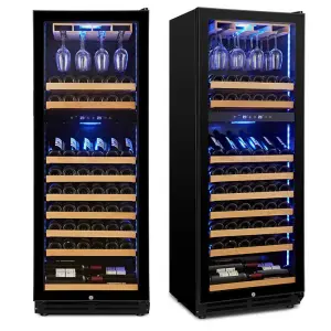 JiuFu Portable Wine Coolers Insulated Thermoelectric Wine Fridge 100 Bottle Candor Wine Cooler