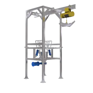 FIBC Discharger Big Bag Handling and Discharge System Spices Jumbo Bag Unloader