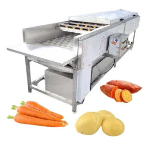 ORME Rotary 5 Tons Per Hour Vegetable Prickly Pear Brush Potato and Sweet Potato Wash Machine