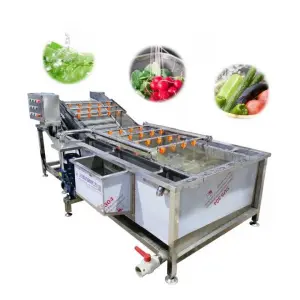 Automatic Industrial Air Bubble Ozone Fruit Washing Machine Vegetable and Fruit Washing Machine With Bubble