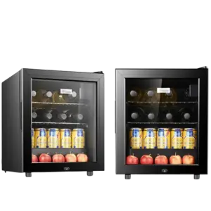 6 Bottles Electronic Small Wine Cooler Single Zone Wine Chiller 13l