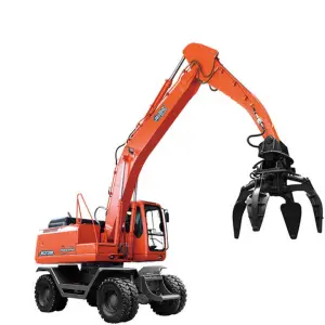Material Handling Scrap Loader and Material Handler Grab Excavator