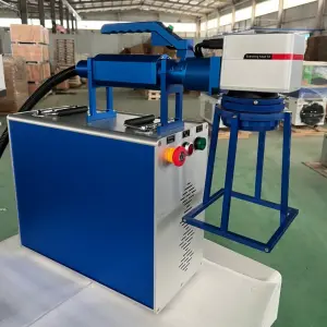 Portable Ipt 100w Fiber Laser Tire Marker Deep Tire Laser Engraving Machine Metal Aluminum Fiber Laser Marking Machine