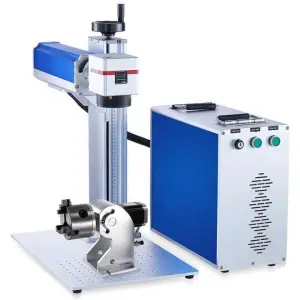 Manufacturers Metal 50w Fiber Laser Marking Jewelry Engraving Machine