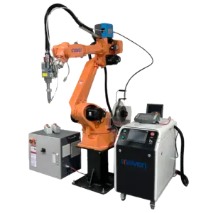 Fiber Laser Robotic Welding and Cutting Machine with Push and Pull Wire Function