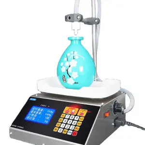 High Accuracy Semi Automatic Lubricating Oil and Vinegar Wine Filling Machine Dispenser by Diaphragm Pump