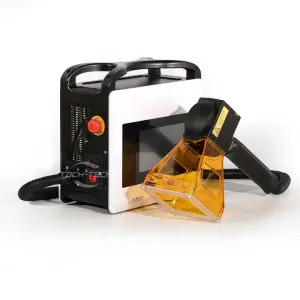 Handheld Mobile Portable Mini Fiber Laser Marking Machine for Metal Nameplate Mold Flange Coding Machine
