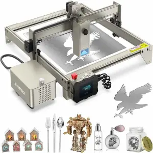 X20 S20 A20 PRO 130W DIY CNC Cutting Metal Jewelry Wood Credit Card Built-in Air Assist System Laser Engraving Machine
