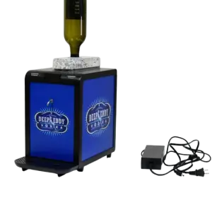 2 or 3 Bottles Version Cooler Liquor Shot Chiller Dispenser Machine With Auto Pump Dispenser