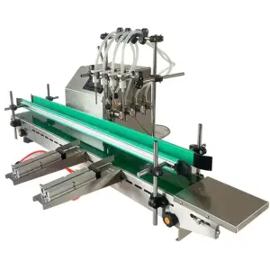 Automatic Four-head Magnetic Pump Wine, Beverage and Perfume Quantitative Liquid Filling Machine