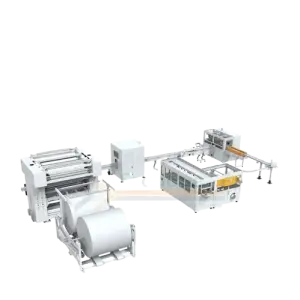 Auto Baby Tissue and Paper Towel Bag Making Machine Production Line