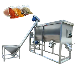 Horizontal Mixer Stainless Steel Solid Material Washing Dry Powder Mixer Mixing Machine