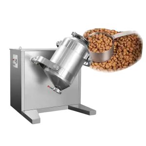 SBH-Series Stainless Steel 3D Drum Mixer Blender Machine for Plastic Food Powder