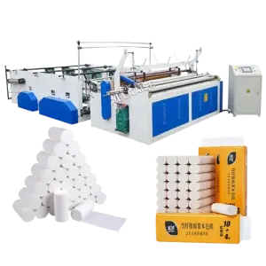 Full Automatic Toilet Paper Making Machine Toilet Paper Roll Making Machine Complete Set Napkin Machine