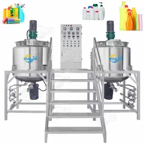 HUAJIE 50L10000L Mixer Homogenizer Mixing tank Agitator Reactor Jacket Mixing tank