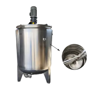 500L Durable 304/316 Stainless Steel Liquid Industrial Mixing Tank Vacuum Agitator Mixing Machine