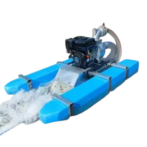 Sanlian Small Scale Diamond Alluvial Gold Mining Equipment /Gold Mining Machines /Gold Suction Dredge Boat