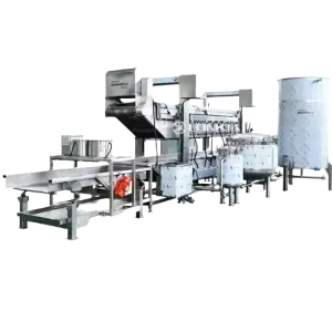 Automatic Flip Single Basket Type Potato Chips Deep Frying Machine Large Scale Continuous Rice Cake Fryer