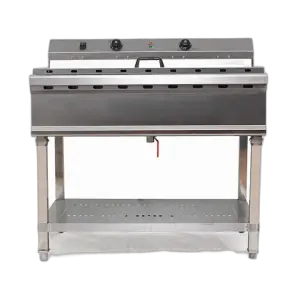 Commercial Stainless Steel Custom Vertical Single Cylinder Timer Electric Deep Fryer