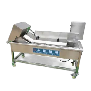 Industrial Fried Potato Fingers Frying Machine / Small Continuous Conveyor Chicken wings Frying Machine Fryer