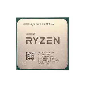 R7 5800X3D AMD Ryzen Processor 3.40 GHz L3 96MB Cache 8 Core 16 Total Threads 105W TDP Processor AMD 5800X3D CPU