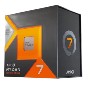 AMD R 7 7800X3D Game Processor (r7) 8 Cores 16 Threads 104MB Game Cache Acceleration Frequency up to 4.0GHz Boxed CPU