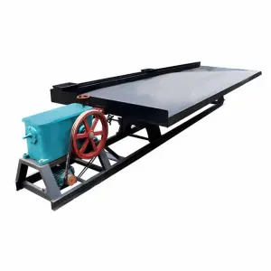 Small Gold Separating Washing Plant Vibration Shake Table for Mineral Gravity Separating
