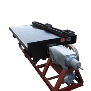 1t Small Vibrating Shaker Table Gold Ore Shaking Table for Mineral Gravity Separating