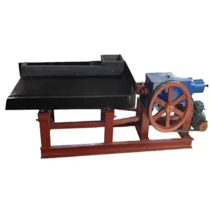 Small Mini Lab Type and Big Type Mineral Washing Processing Gravity Machine Gold Separating Way 6S Gold Ore Shaking Table