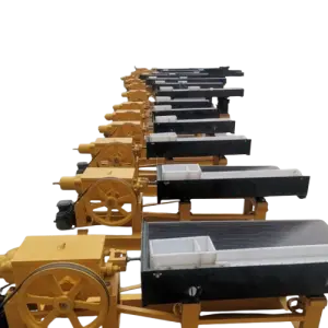 Gold Mining Washing Gravity Separator Beneficiation Wet Separating Shaker Shaking Table