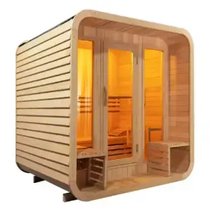 Finnish Saunas With Harvia Sauna Heater Traditional Style Indoor Wooden Infrared Wet Steam Sauna Room Portable Outdoor