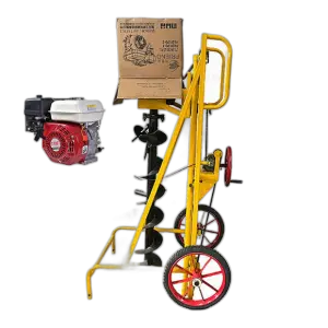 30 Inch Digging Depth Earth Auger Gasoline Engine Soil Digging Hole Machine
