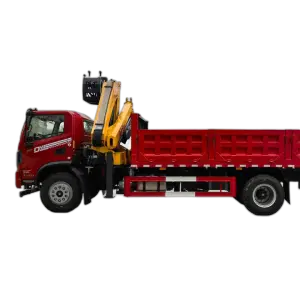 Manufacturing Plant Grab Tipper Truck with Timber Delivery Grab