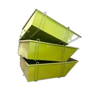 Construction Site square Hopper Ash Hopper for Hoisting Building Materials Brick Bucket square Tower Crane Hopper