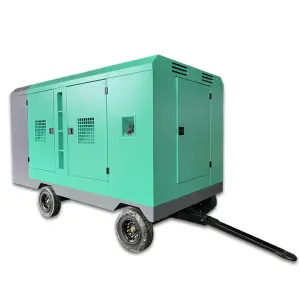 35bar Diesel Engine Screw Portable Compressors Two Pressure Modes air Compressors for Construction Work Mine Drilling Rig