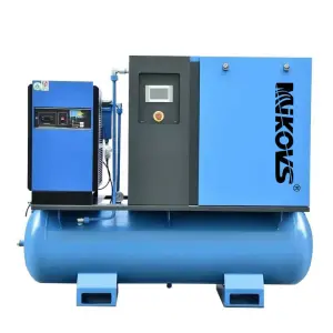 7.5KW 10HP 15KW 20HP 4-IN-1 Industrial Air Compressor 16Bar 11KW 15HP Air Dryer Screw Compressor