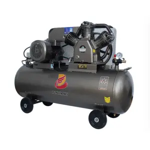 7.5kw Industrial Air Compressors 3 Piston 300L Tank Low Noise 8bar 12.5bar Core Motor Component 30bar Working Pressure